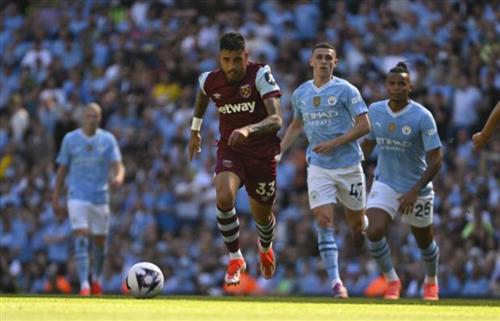 Manchester City đấu với West Ham United