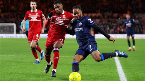 Middlesbrough đấu với Chelsea
