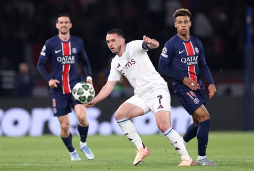 Paris Saint Germain vs Aston Villa