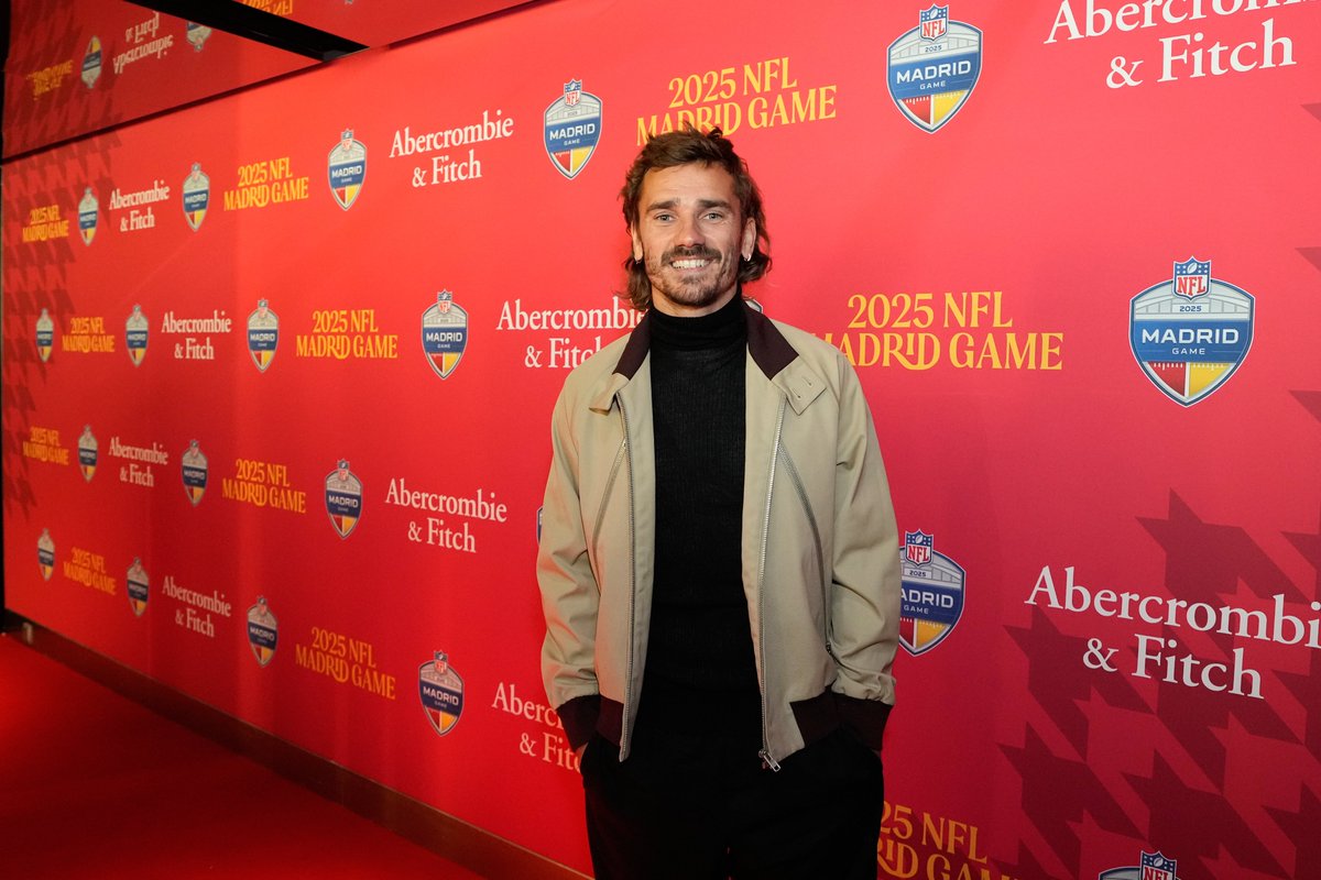 Trận đấu ở nước ngoài của NFL Madrid, Griezman, Rudiger, Asensio và những người khác đã có mặt để theo dõi trận đấu