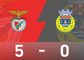 Tường thuật trận Super League Bồ Đào Nha: Pavlidis hat-trick, Benfica đánh bại Aroka 5-0