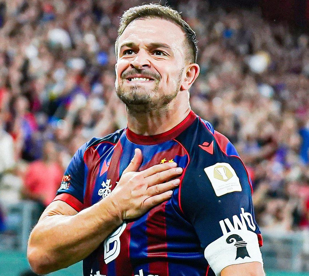 Ghi hai bàn ở Europa League! Shaqiri đã đóng góp 61 bàn sau 58 trận kể từ khi trở lại câu lạc bộ mẹ Basel